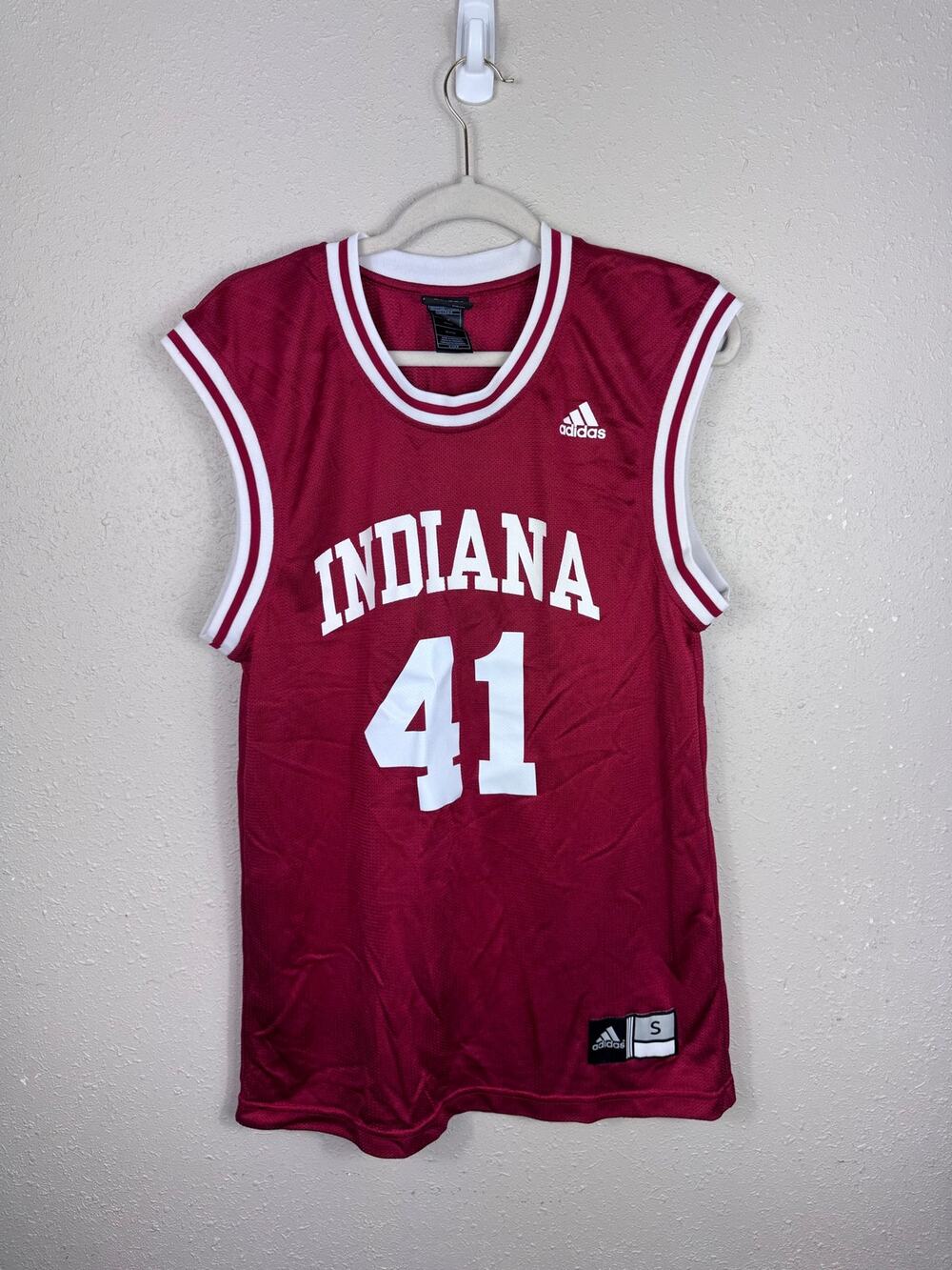 Indiana University Red Adidas Jersey Size Small